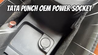 Tata Punch OEM Power Socket Installation Guide  HD [upl. by Nicholle682]