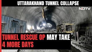 Uttarakhand News  Workers Stuck In Tunnel For 170 Hours Rescue Will Take 45 Days Official [upl. by Seif107]