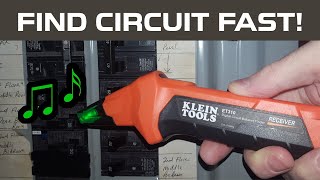 Klein circuit breaker finder accessory kit  How to find a circuit breaker [upl. by Jasmin254]