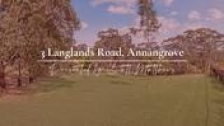 3 Langlands Road Annangrove [upl. by Surazal]