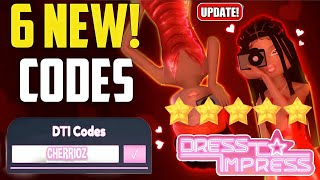 NEW ALL WORKING CODES FOR DTI DRESS TO IMPRESS JUNE 2024 ⚡ ROBLOX DRESS TO IMPRESS [upl. by Stacee]