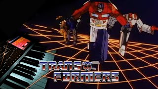 The Transformers G1 Season 2 theme remix played on the original cartoon intro [upl. by Winne]