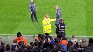 Ange Postecoglou BOOED by Tottenham fans as he goes over to the away end at full time [upl. by Lednek]