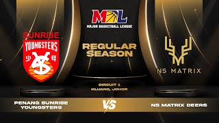 ENG MBL Regular Season 2024  G1  Penang Sunrise Youngsters vs NS Matrix Deers [upl. by Leupold870]