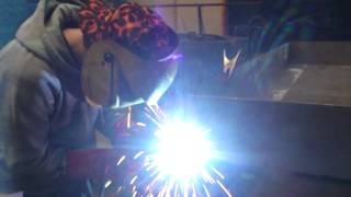 Kemppi Minarc MIG 170 MIG Welding Demo from Westermans [upl. by Elyrad]