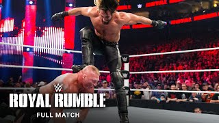 FULL MATCH  Brock Lesnar vs John Cena vs Seth Rollins Royal Rumble 2015 [upl. by Ona380]