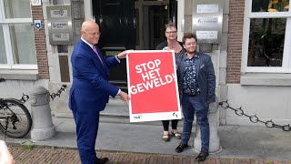 Minister Grapperhaus bezoekt Amsterdam ivm geweld tegen LHBTI personen [upl. by Park277]