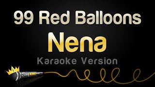 Nena  99 Red Balloons Karaoke Version [upl. by Atsyrhc]