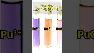 Neptunium und Plutonium in Lösung chemie science radioaktivität [upl. by Nomrac571]