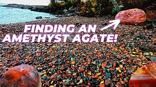 Exploring for Lake Superior Agates  Rockhounding for gems [upl. by Elspeth]