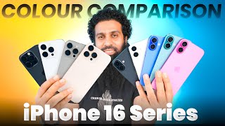 iPhone 16 Colour Comparison  iPhone 16 Pro Max Colour Comparison [upl. by Fidelis]