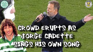 Crowd Erupts as Jorge Cadete Sings His Own Song  Celtic 2  St Mirren 1  011123 [upl. by Schulein]