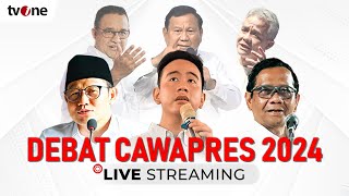 LIVE Debat Cawapres 2024 22122023  tvOne [upl. by Matronna]