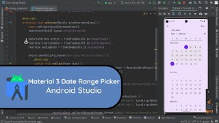 Material 3 Date Range Picker Android Studio [upl. by Esir]