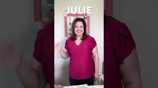 Meet Julie The founder of Designs By JuJu… designsbyjuju machineembroidery inthehoop [upl. by Vincenta]