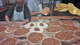 Turkish Lahmacun Pizza Recipe And Mince Pide How to make Pita [upl. by Nossah]