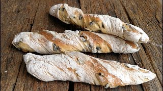 PANE RUSTICO ALLE OLIVE fatto in casa [upl. by Alby960]