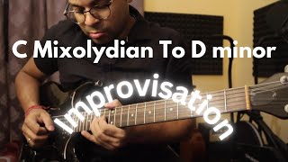 C Mixolydian To D minor [upl. by Appledorf]