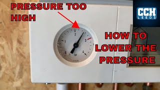 Combi Boiler Too Much Pressure  How to reduce the water pressure  Central Heating [upl. by Natale]