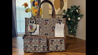 NEW Coach X Disney Dempsey Carryall Reveal [upl. by Annoyed]