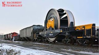 Incredibly Modern Machinery Technology Producing Railway  Mass Production Automatic Train Wheels [upl. by Jedd802]