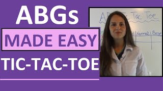 ABGs Made Easy for Nurses w Tic Tac Toe Method for Arterial Blood Gas Interpretation [upl. by Einomrah]