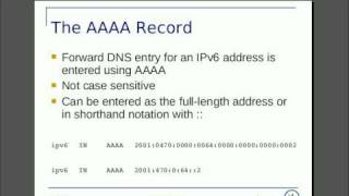 The IPv6 AAAA Record [upl. by Ahtiekal]