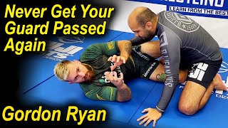 Guard Retention  How To Never Get Your Guard Passed In Jiu Jitsu by Gordon Ryan [upl. by Locin411]