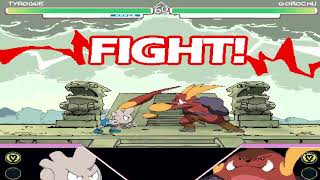 Pokemon Close Combat  Everstone Tyrogue Vs GOROCHU [upl. by Norok]