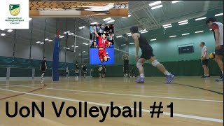 UoN Volleyball Training 1 [upl. by Sabian]