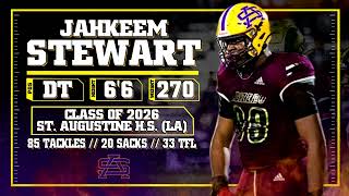 Jahkeem Stewart DT Sophomore Highlights [upl. by Aleyam]