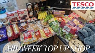 Vlogtober day 3 Midweek top up shop from Tesco vlogtober2024 tesco foodhaul grocery [upl. by Eceinej]