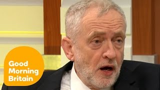 Jeremy Corbyn and Piers Morgans Heated Debate Over Brexit Policies  Good Morning Britain [upl. by Leimad533]