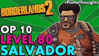 Borderlands 2 The BEST Level 80 OP 10 SALVADOR THE GUNZERKER Build PistolRaid boss PumaThoughts [upl. by Eltsyek]