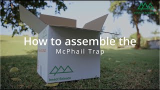 How to assemble the McPhail Trap  Insect Science [upl. by Nimrak]