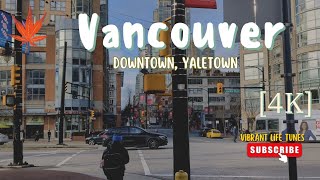 Exploring Yaletown A 4K Waterfront Walk in Vancouver [upl. by Edin813]