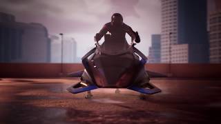 Introducing our flying Motorcycle THE SPEEDER [upl. by Powell106]