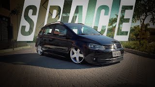 Volkswagen Spacefox 2011 Rebaixada Aro 18  SUSPENSÃO FIXA [upl. by Eusassilem145]