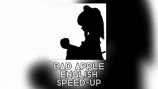 Bad apple english speedup ꒰ 🍎 ꒱ oldmemebadapplemasterclassbadapplememe [upl. by Karisa]