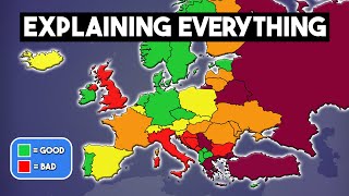 The EUROPE Explained in 30 Maps even for Europeans [upl. by Ainimreh344]