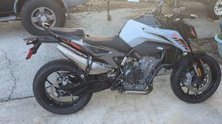 2024 KTM Duke 790 Stock Exhaust Note [upl. by Jody]