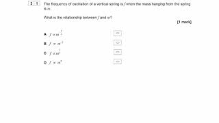 Oscillation Exam Questions  A Level Physics AQA Edexcel level 1 [upl. by Lered]