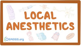 Local anesthetics pharmacology [upl. by Amadeus134]