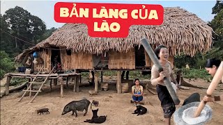 BẢN LÀNG Ở LÀO CUỘC SỐNG NGƯỜI DÂN Ở VÙNG NÚI MIỀN TRUNG LÀO NHIỀU KHÁC LẠ [upl. by Onailil]