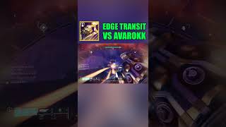 Edge Transit WRECKS vs Avarokk Grasp of Avarice Destiny 2 [upl. by Emiatej263]