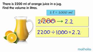 Converting Millilitres to Litres [upl. by Sigmund59]