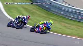 MotoAmerica Superbike Race 1 Highlights Pittsburgh International Race Complex [upl. by Natsirt]