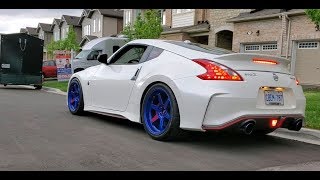 Nissan 370z Motordyne Exhaust w ART Pipes  Better than your TOMEI [upl. by Dimo]