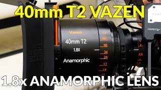 Vazen 40mm T2 Cinema Anamorphic Prime Lens [upl. by Johnny]