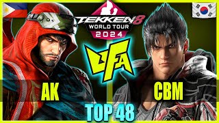 AK vs CBM Shaheen vs Jin  Tekken 8 UFA 2024 TWT 2024 Highlights [upl. by Olzsal]